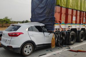 Another terrible accident on Samriddhi Highway Three people were killed