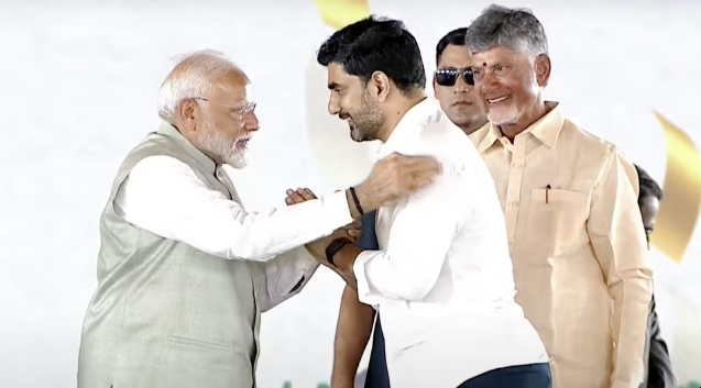 Chandrababu Naidu Takes Oath As Andhra Chief Minister