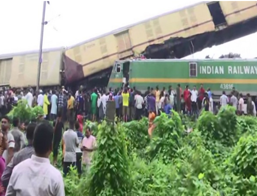 Kanchenjunga Express- Goods Train Accident West Bengal Updates in Marathi
