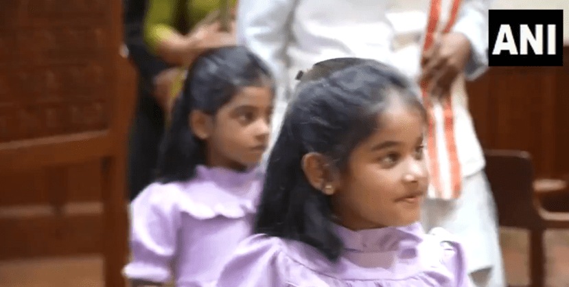 PM Modi Receives Two Special Guests At Parliament