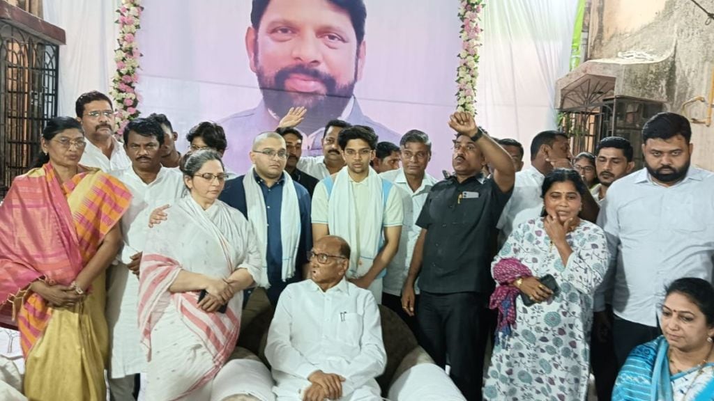 Sharad Pawar consoled Prashant Patils family visited Urans house