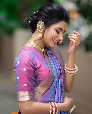 Shivani Mundhekar White Saree