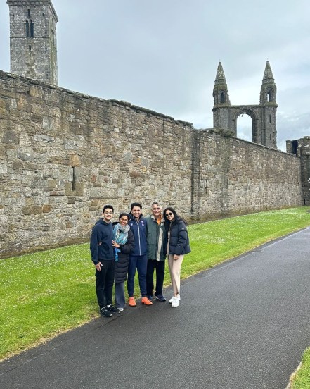 Supriya Sule Scotland Vacation