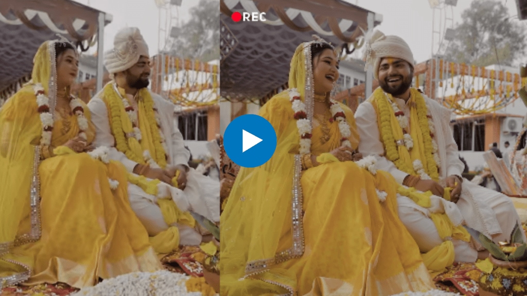 The meaning of WIFE was told to Bhatji in the wedding mandap the husband and wife are smiling, see the funny Viral Video