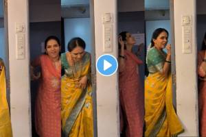 Satvya Mulichi Satvi Mulgi Fame Actress Titeeksha Tawde and Aishwarya Narkar between Acting telepathy challenge video viral