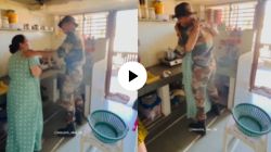 VIDEO : तब्बल पाच वर्षानंतर आला सैनिक मुलगा आईसमोर अन् अश्रूंचा बांध फुटला, व्हिडीओ पाहून व्हाल भावूक