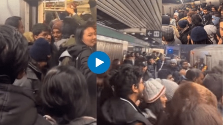 Viral video shows stampede-like situation at metro station in Canada netizens react