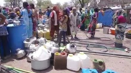 Water shortage in three hundred villages three and half lakh villagers are suffering