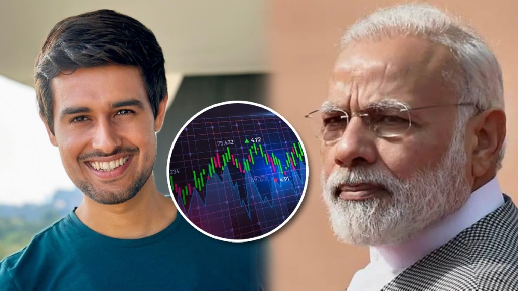 dhruv rathee on loksabha election 204 exit poll fraud questions whether done to manipulate stock market