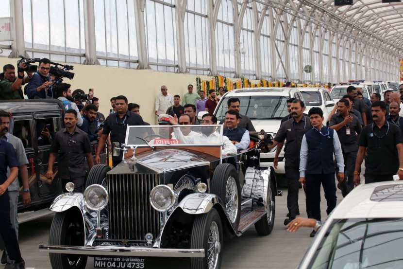 cm Eknath shinde at coastal road 