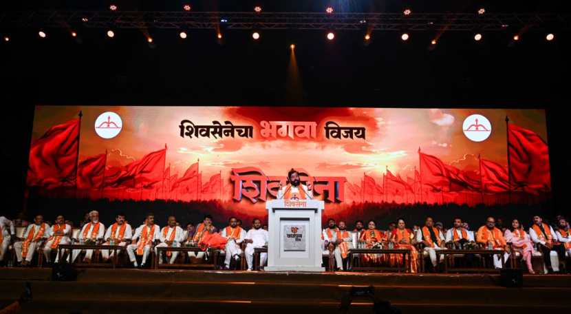 eknath shinde at shivsena melava in worl mumbai latest speech