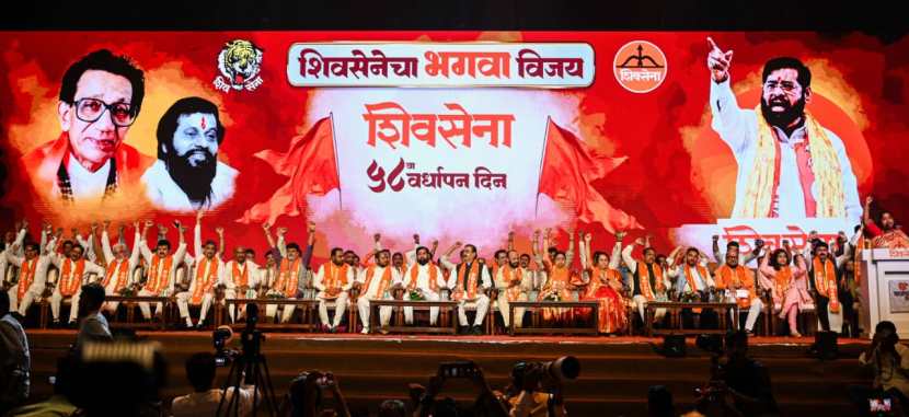 eknath shinde at shivsena melava in worl mumbai latest speech