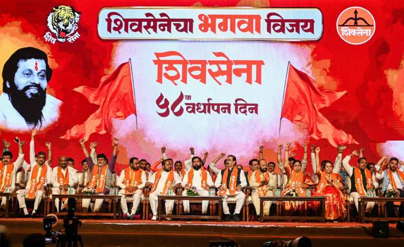 eknath shinde at shivsena melava in worl mumbai latest speech