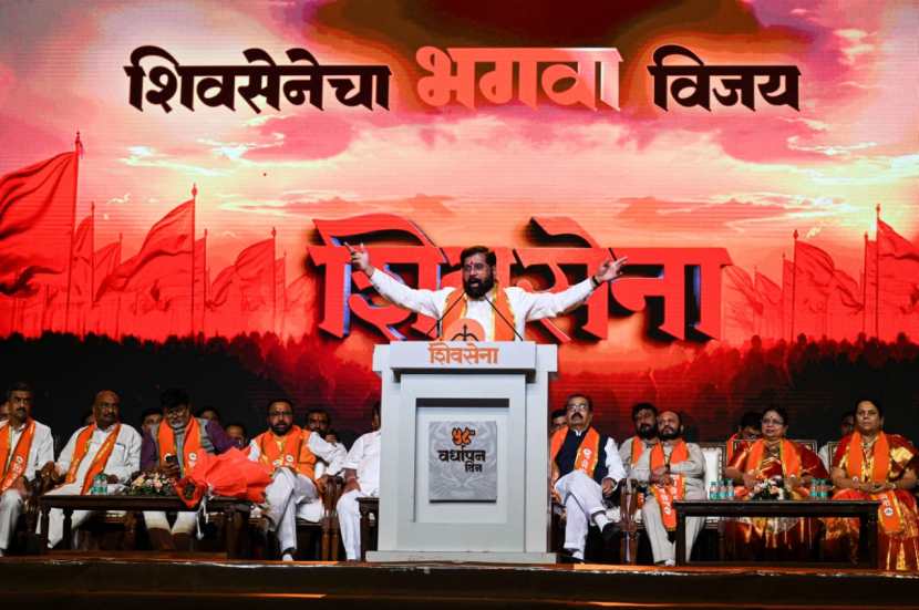 eknath shinde at shivsena melava in worl mumbai latest speech