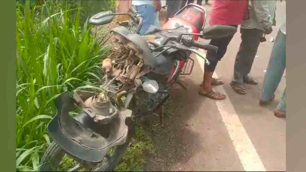 Kolhapur district, Collision Between Two Wheelers in Shirdhon, One Killed Three Seriously Injured, shirol tehsil, accident kolhapur, accident news,