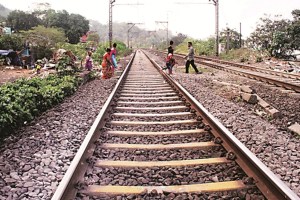 railway tracks weight increased marathi news,