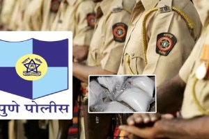 pune police officers suspended marathi news