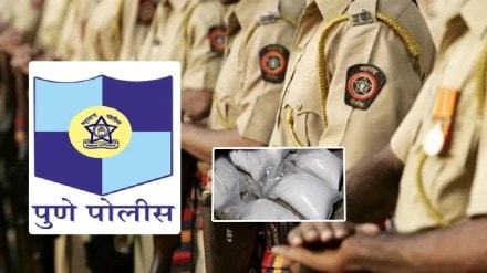 pune police officers suspended marathi news