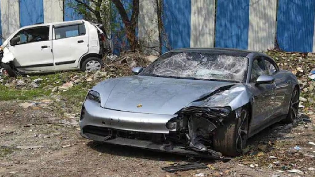 Porsche car accident pune marathi news