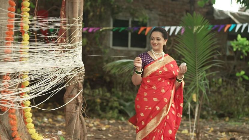 colors marathi actress celebrates vat purnima