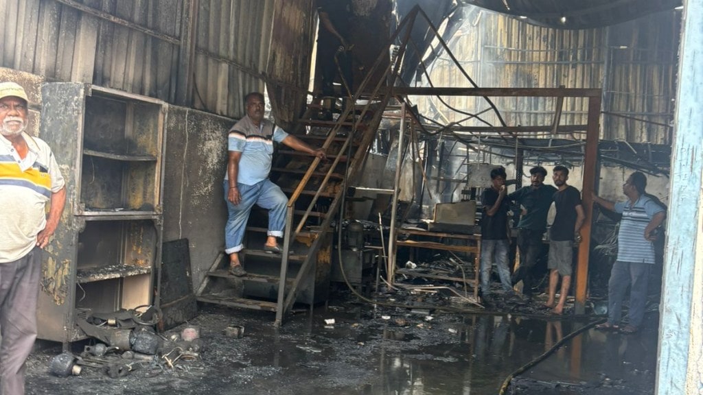 Two rubber companies in Chikhli were gutted by fire Pimpri Pune