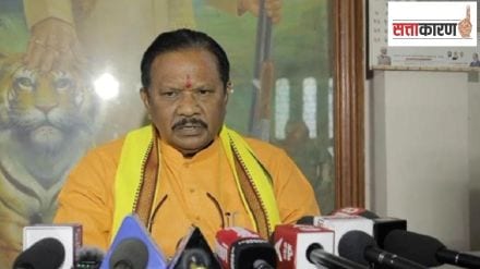 Why was Minister Dharmarao Baba Atram angry