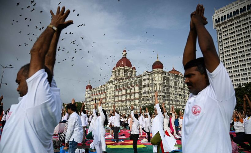 INTERNATIONAL DAY OF YOGA, JUNE 21, 2024, GATEWAY OF INDIA, MUMBAI