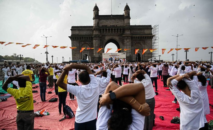 INTERNATIONAL DAY OF YOGA, JUNE 21, 2024, GATEWAY OF INDIA, MUMBAI