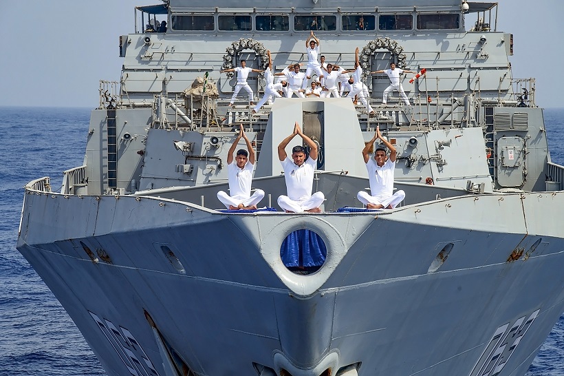 Navy celebrates Yoga Day