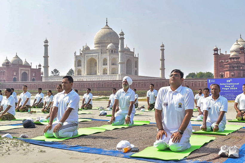 Yoga Day in Agra