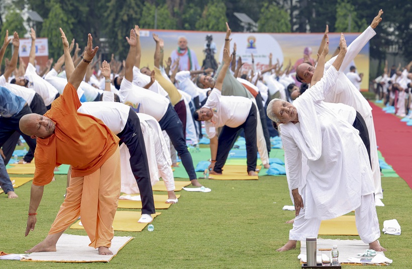 Yoga Day 2024 celebrations in UP