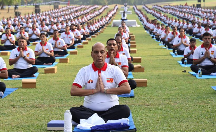 INTERNATIONAL DAY OF YOGA, JUNE 21, 2024, RAJNATH SINGH, MATHURA