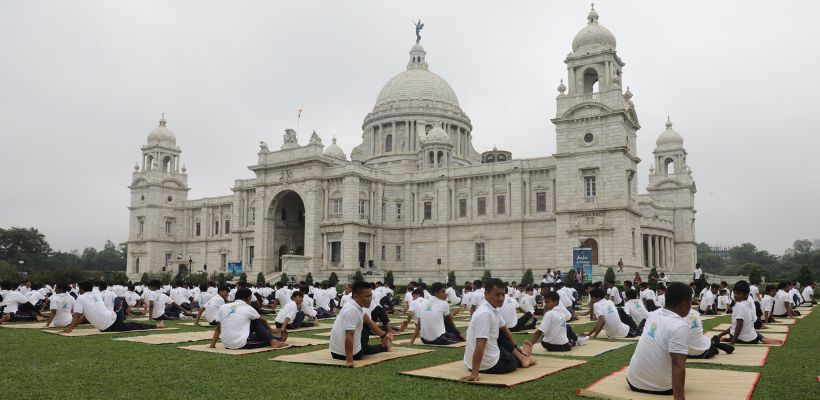 INTERNATIONAL DAY OF YOGA, JUNE 21, 2024, VICTORIA MEMORIAL GROUND, KOLKATA