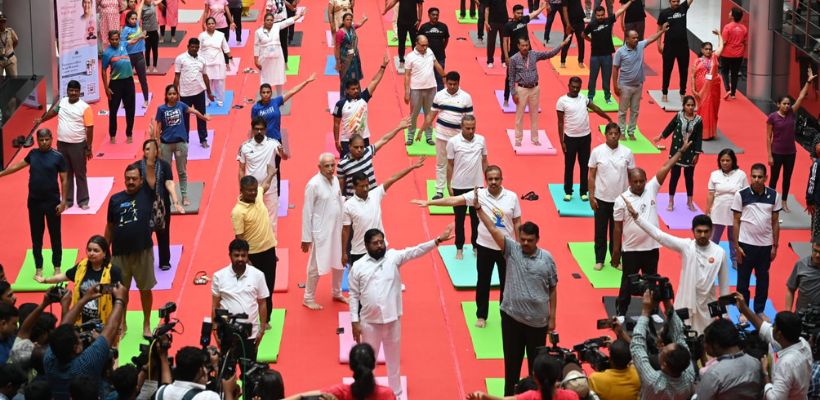 INTERNATIONAL DAY OF YOGA, JUNE 21, 2024, MANTRALAY, MUMBAI