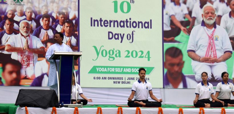 INTERNATIONAL DAY OF YOGA, JUNE 21, 2024, INDIA GATE, NEW DELHI