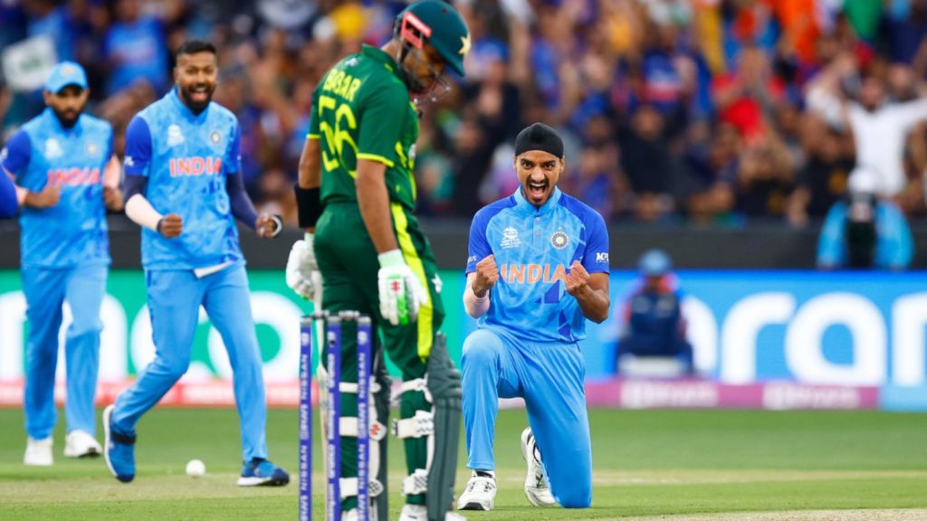 india vs pakistan head to head in t20 world cup