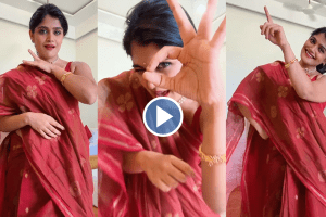 Laxmichya Paulanni fame isha keskar dance on pushpa 2 song Sooseki with twist of marathi