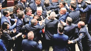 fight breaks out in italian parliament over local autonomies bill