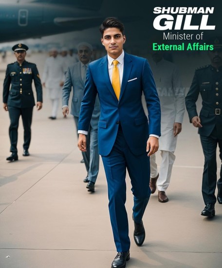 Shubman Gill Minister of External Affairs