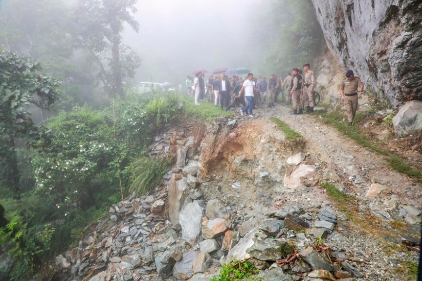 Sikkim Landslide Stranded Tourists