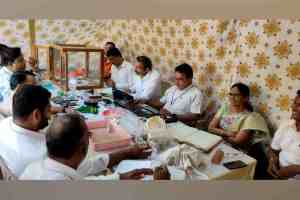 Mahalaxmi Temple, Kolhapur, Counting of Four Years Worth of Devotees Ornaments donation in Mahalaxmi Temple, Devotees Ornaments donation Counting Begins at Mahalaxmi Temple, Mahalaxmi Temple Kolhapur
