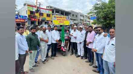 Malegaon, Awareness Campaign Against Smart Meters, Awareness Campaign Against Smart Meters in Malegaon, City Wide Chariot in Malegaon, Chariot for Awareness Campaign Against Smart Meters in malegaon,