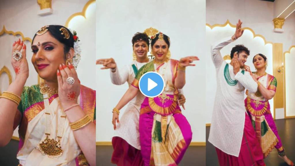 bollywood actress meenakshi seshadri dance with Choreographer ashish patil video viral