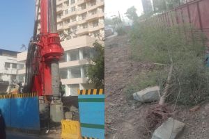 Residents of MIDC distressed by overnight digging of Metro on Shilphata Road in Dombivli
