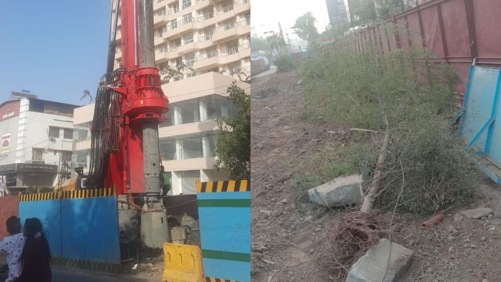 Residents of MIDC distressed by overnight digging of Metro on Shilphata Road in Dombivli