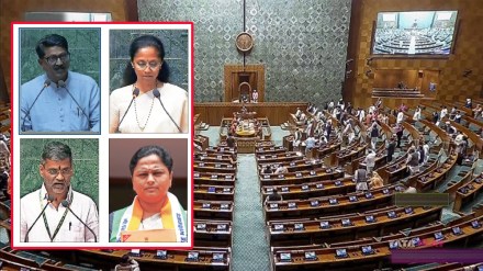 enthusiasm of maratha mps seen in parliament
