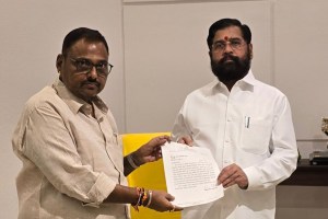 Nagpur Ratnagiri highway land acquisition MLA Yadravkar request to Chief Minister Eknath Shinde to hold an urgent meeting