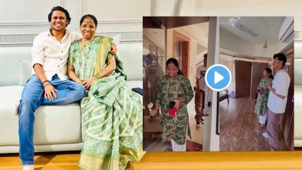 Maharashtrachi Hasyajatra fame Prithvik Pratap surprise to mother on her birthday
