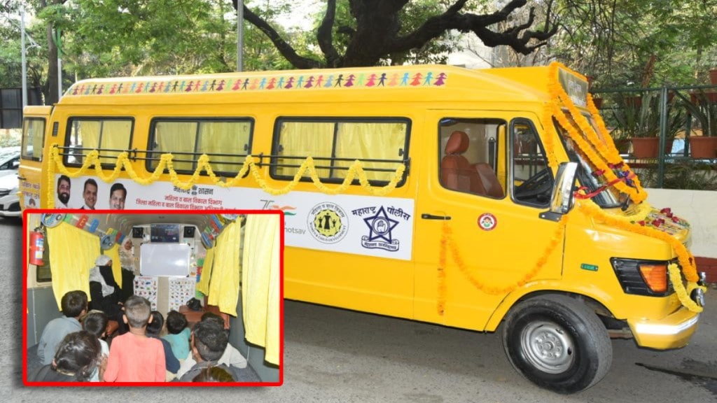 Women and Child Development Department has implemented the concept of Mobile School under an innovative scheme