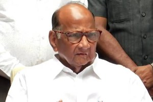 Sharad Pawar Political history A split in the party